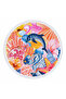 150 cm Round Beach Towel Sea Themed Vibrant Color Digital Printed - 5