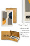 White Wooden Framed 2-Piece Modern Painting Huhu244 - 2