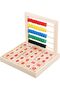 1Set Educational Bead Arithmetic Abacus Multi Functional Wooden Math Learning Plaything for Enhances