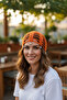 Knitted Bohemian Starfish Detailed Mesh Bandana, Beanie, Hat - 2