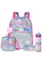 Girl Power School Bag Set w/ Stainless Steel Water Bottle – Pink