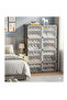 Shoe rack - 16 cube rack black 200cm*50cm - 2