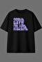 Good Day Design Pre-Printed Black Oversize T-Shirt