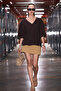 Vandal women's 100% organic cotton deep v-neck oversized brown t-shirt - 4