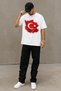 Unisex Turkish Flag Moon Star Printed T-Shirt 100% Organic Cotton Crew Neck Comfortable Fit Casual T-Shirt - 5