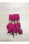 Bsg Design |   Burgundy Solid Color Fabric Shoelaces - 140 cm Handmade Premium Metal Tip - 3