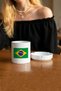 Country Br Brazil Brazilian Flag Flag Double Sided Printed Ashtray Ashtray Gift - 2