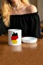 Flag Germany Flag Germany Illustration Country Double Sided Printed Porcelain Magic Mug Cup - 2