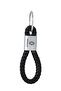 Knitted Leather Design Renault Reno Compatible Laser Engraved Gift Metal Keychain - Luxury Car Accessory - 4