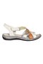 26Y Nbl09 Beige Women's Genuine Leather Daily Sandals - 2