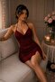 Women's Glittery Strap Dress - 2