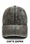 Unisex Washed Vintage Smoked Cotton Baseball Cap