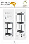 3-Tier Bathroom Shelf Organizer Shampoo Holder Towel Holder Multi-Purpose Kitchen Bathroom Organizer Vesken - 4