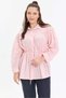 Cotton Voile Gathered Women's Shirt
