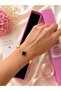 Black and White Clover Detailed Gold Women's Bracelet |   Stylish and Elegant Stone Bracelet - 2