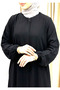 New Season Embroidered Ferace Tesettür Women's Outerwear