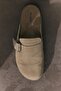 Leather buckle clogs - 7