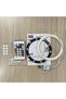 USB RGB LED Light Strip Kit Compatible with PS5/PS5 Slim Console, LED RGB Colorful Light Ring for Gaming Console, Decorative Lighting Accessory with Remote Control for Custom Glow Effects - 2