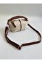Adriana Model Hand and Women's Shoulder Bag Linen Tan