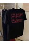 I'M Not Perfect I'M Limited Edition Text Printed T-Shirt Black