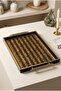 Luxury Glass Presentation Tray with Handles Black Tray 50X31X4 cm - 2