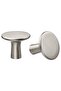 KALERUM Knob, stainless steel colour, 30 mm