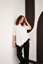 Lace Detailed Crew Neck T-Shirt - Cream |   D3005 - Cream - 2
