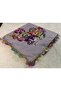 Brand Handcrafted Needle Embroidered Writing 100% Cotton Muslin – 4 Sides Embroidered Elegant Headscarf - 6