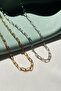 Steel Medium Paperclip Chain Necklace - 3