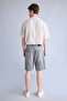 100% Cotton Straight Fit Pocketed Jean Bermuda Shorts H9802Ax26Sm - 6
