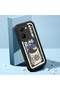 Vivo Y36 4G/5G Compatible High Quality Cartoon Printed Impact Resistant Black Silicone Case - 2