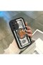 Samsung Galaxy A17/A26 Compatible High Quality Cartoon Printed Impact Resistant Black Silicone Case
