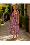 Pink Color Defne Muslin Dress - 2