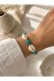 Turquoise Starfish and Seashell Detailed Adjustable Bracelet - 3