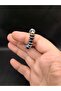 Anthracite Color Natural Hematite Stone Minimal Finger Prayer Beads & Ring New Generation Pocket Prayer Beads - 2