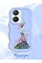 Vivo Y27 Compatible Case Camera Protector Blue Silicone Couple Phone Case Girl Pattern - 2