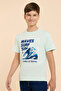 Printed T-Shirt with Crew Neck and Short Sleeves - 3