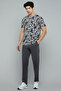 Printed T-Shirt with Crew Neck and Short Sleeves - 2