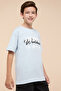 Printed T-Shirt with Crew Neck and Short Sleeves - 6