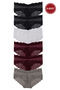 Women's 6-Piece Lace Panties - 6