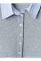 Gray Shirt Collar Mini Dress - 7