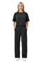Premium - Sway Collection |   Black Modal Women's Trousers Sweatpants - 5