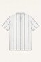 100% Cotton Striped Short Sleeve Ecru Shirt G4151Ax26Sm - 6
