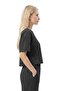 Premium - Sway Collection |   Black Modal Crew Neck T-Shirt - 3