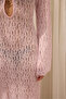 Caroline Lace Pink Long Dress - 8