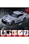 Drift RC Car1:24 Scale RC GTR Sports Car, 20cm Length, Remote Control Racing Model with LED Lights, 4WD, Extra Drift Tyres - 2