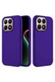 Xiaomi Mi 15t Compatible Case with Velvet Interior, Erasable Launch Silicone Case, Navy Blue