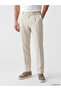 Beige Regular Fit Men's Chino Pants - 2