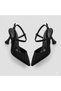 (Wiesse) Women's Closed Toe Heeled Shoes Satin Black - 6