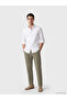 Nevavm Regular Fit Gabardine Men's Suit Trousers with Difference